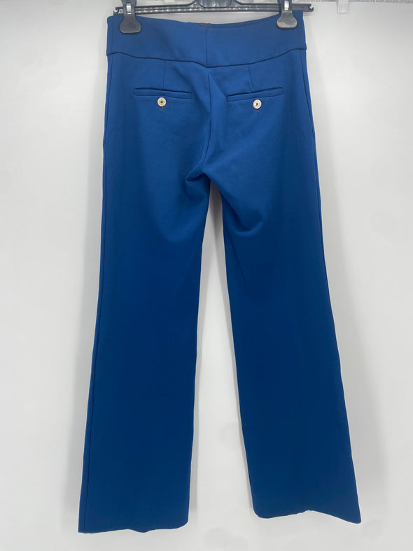 Pantalon en laine bleu