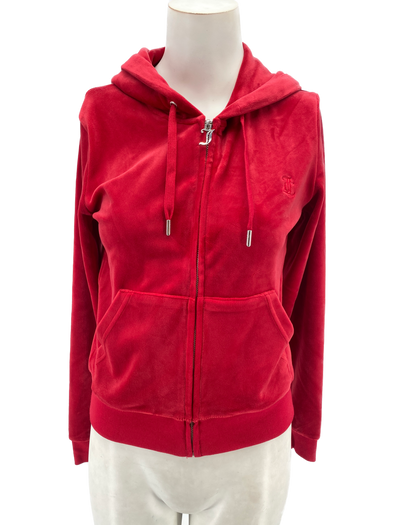Gilet rouge en velours