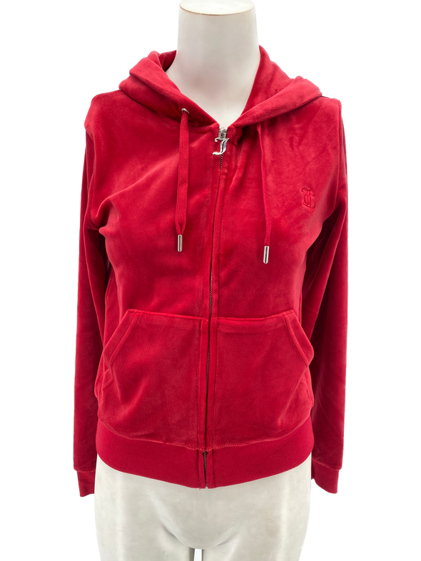 Gilet rouge en velours