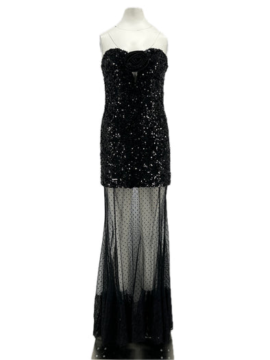 Robe noire "Diana"