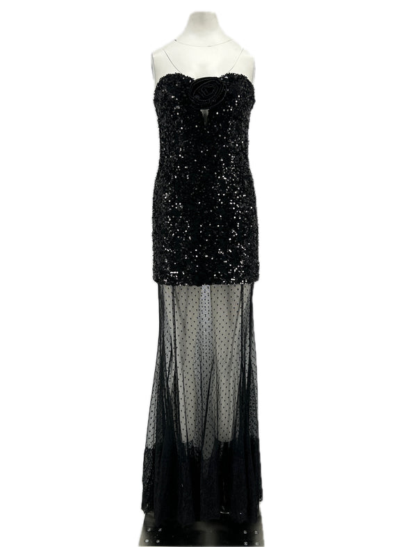 Robe noire "Diana"