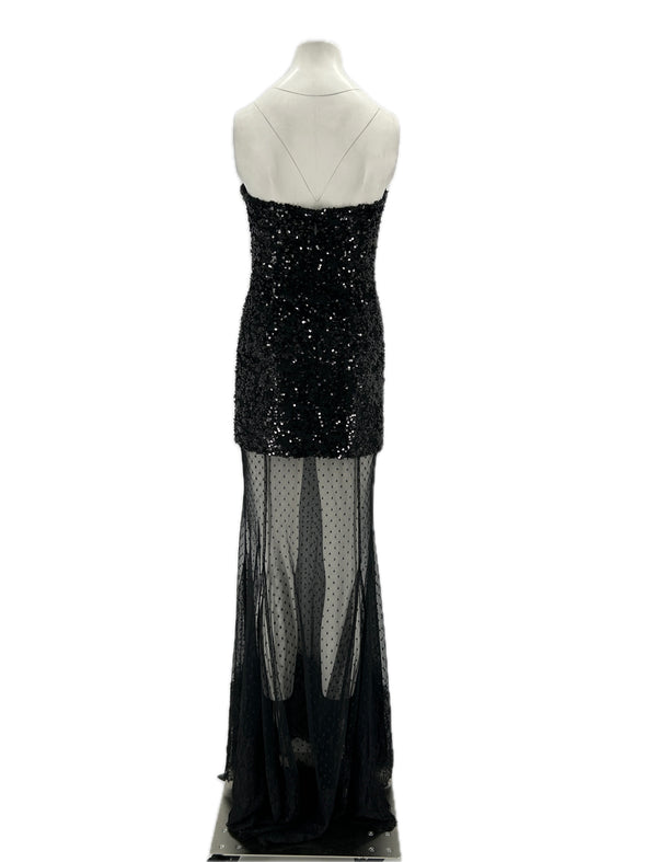 Robe noire "Diana"