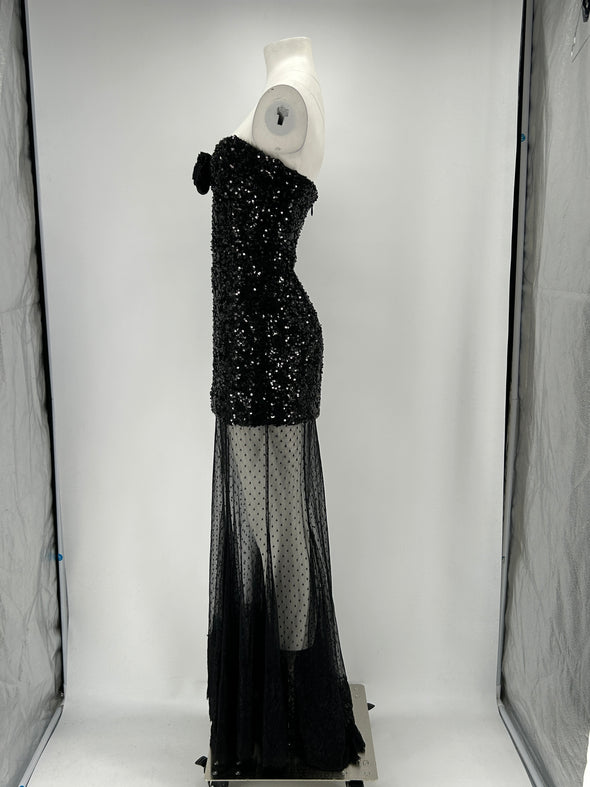 Robe noire "Diana"