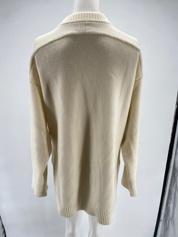Pull blanc "Beas"