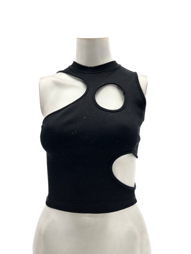 Top cut-out noir