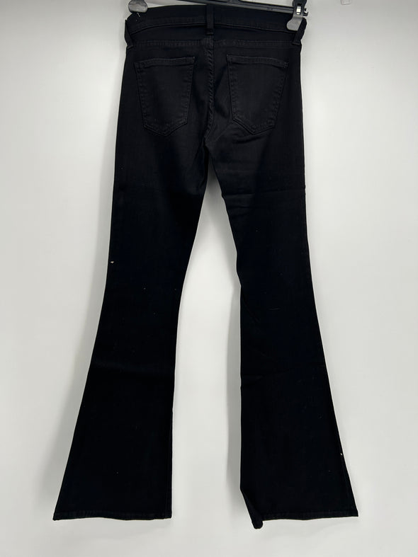 Pantalon noir évasé