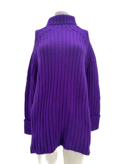 Pull en laine violet