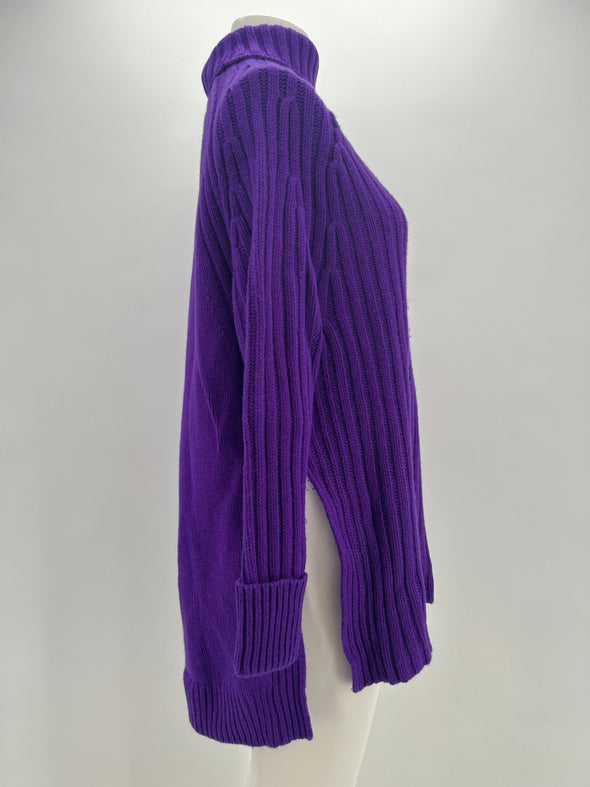 Pull en laine violet