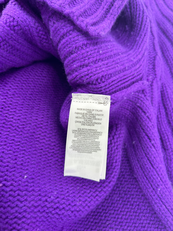 Pull en laine violet
