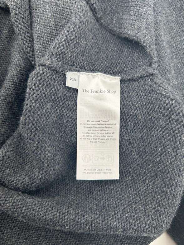 Pull col roulé noir