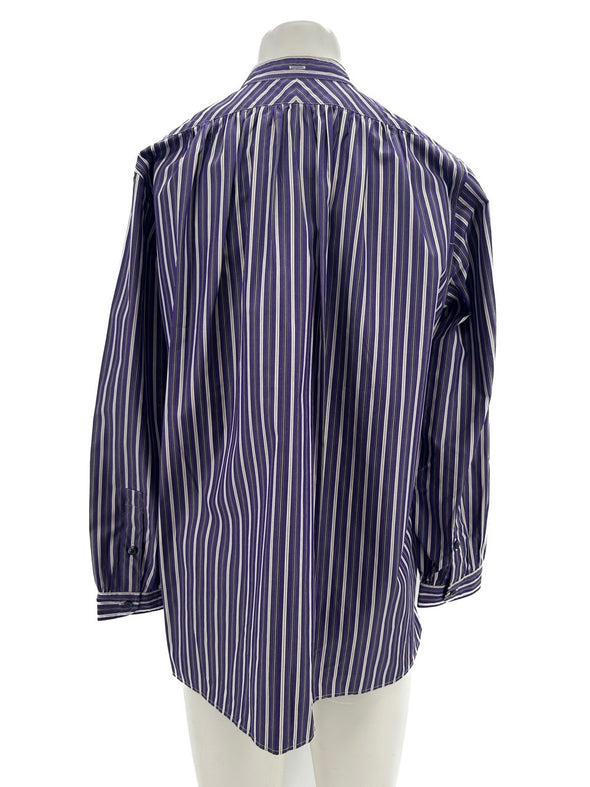 Chemise rayé violette