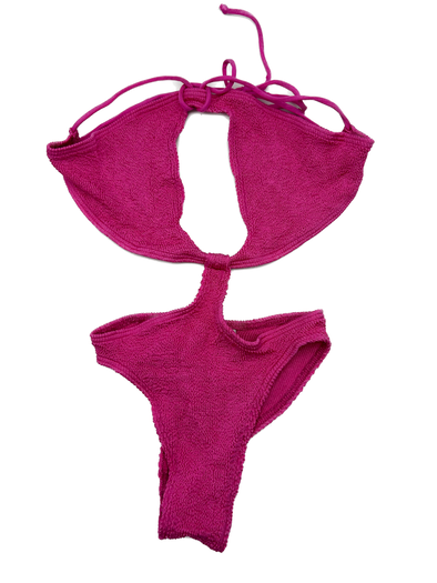 Maillot de bain une pièce rose