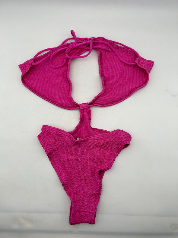 Maillot de bain une pièce rose