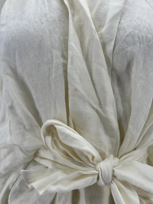 Veste blanche en lin