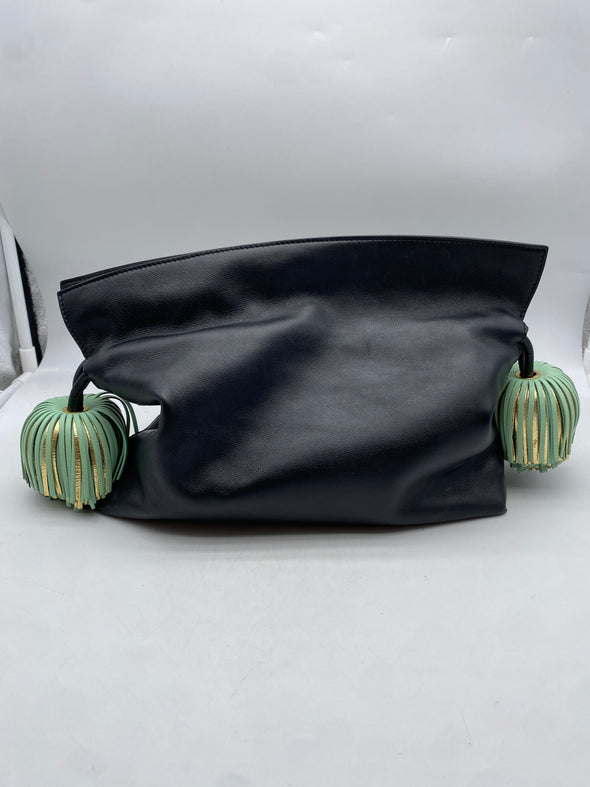 Sac à main "Flamenco" souple noir