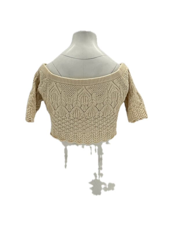 Top crop en maille