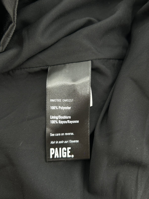 Blazer satiné noir