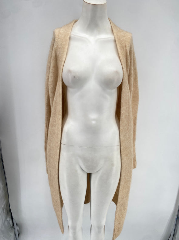 Cardigan long en mohair