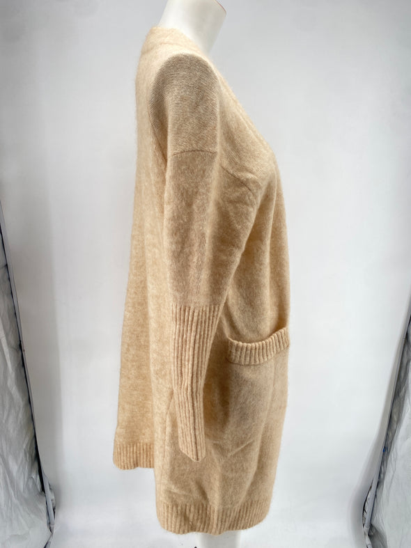 Cardigan long en mohair