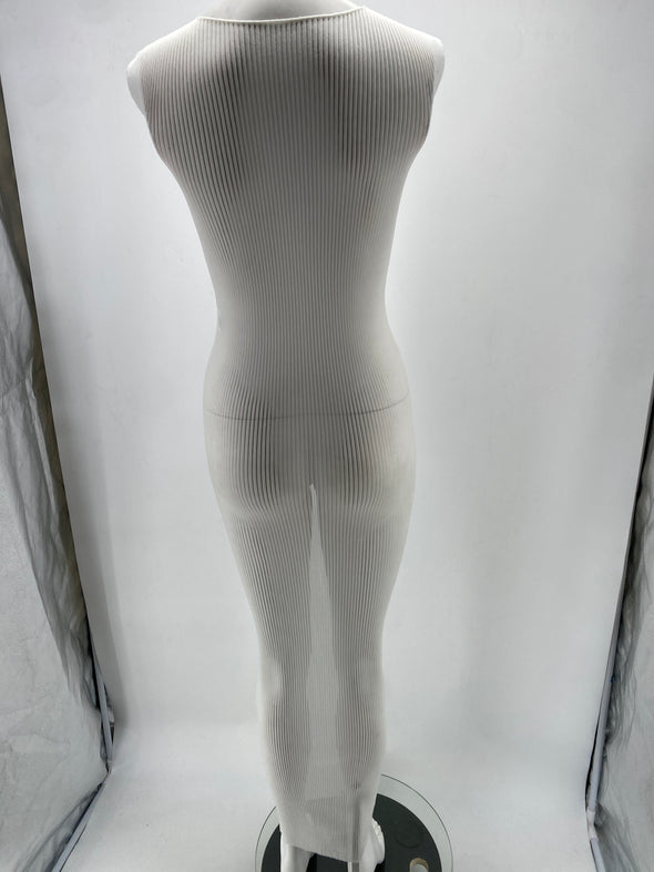 Robe longue transparente