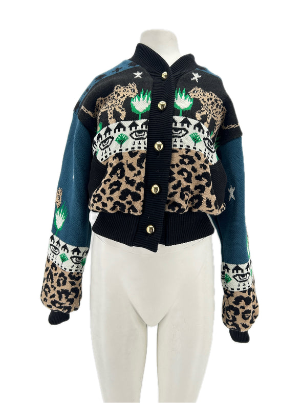 Cardigan à imprimé