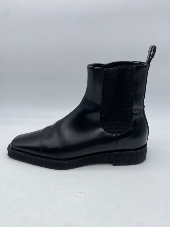 Boots en cuir noirs