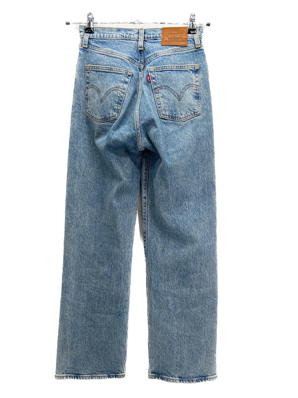 Jean "Ribcage straight" bleu
