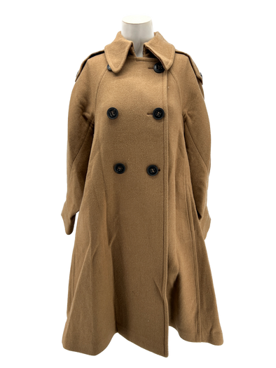 Long manteau camel