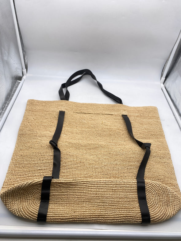 Tote bag en raphia