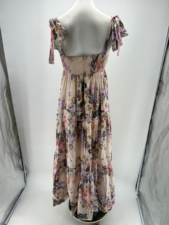 Robe longue imprimée fleuris