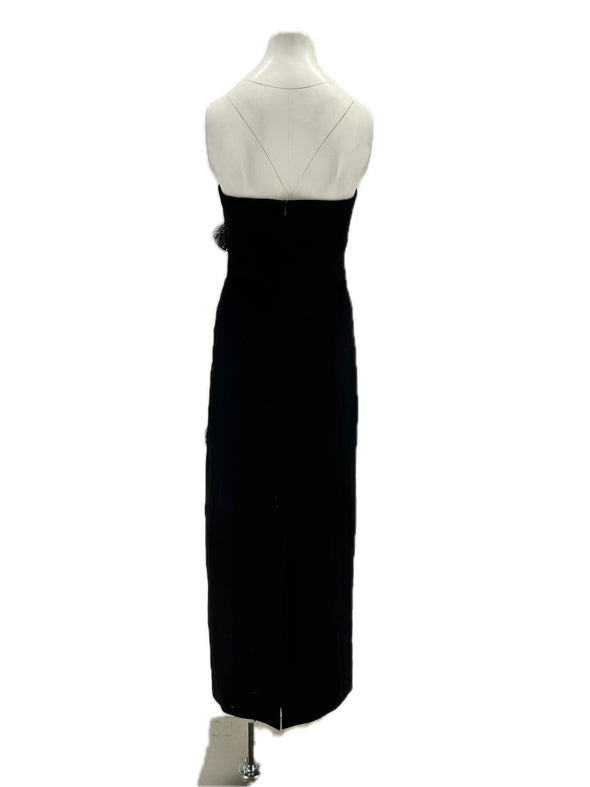 Robe en laine avec pompons