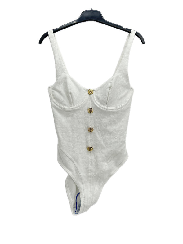 Maillot de bain une pièce blanc