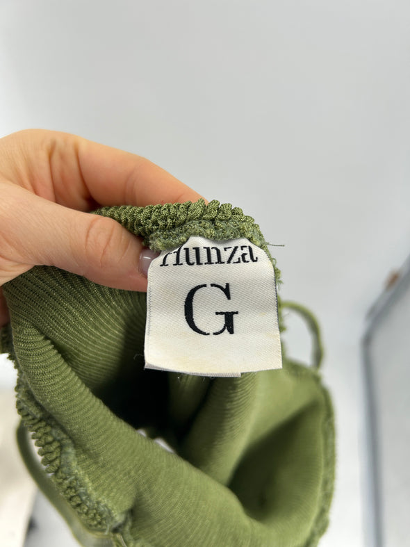 Maillot de bain une pièce vert