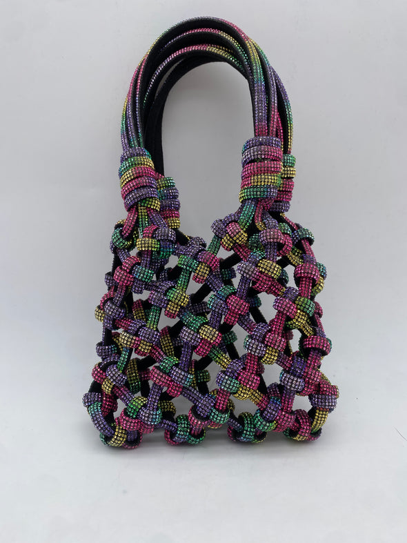 Mini sac en strass