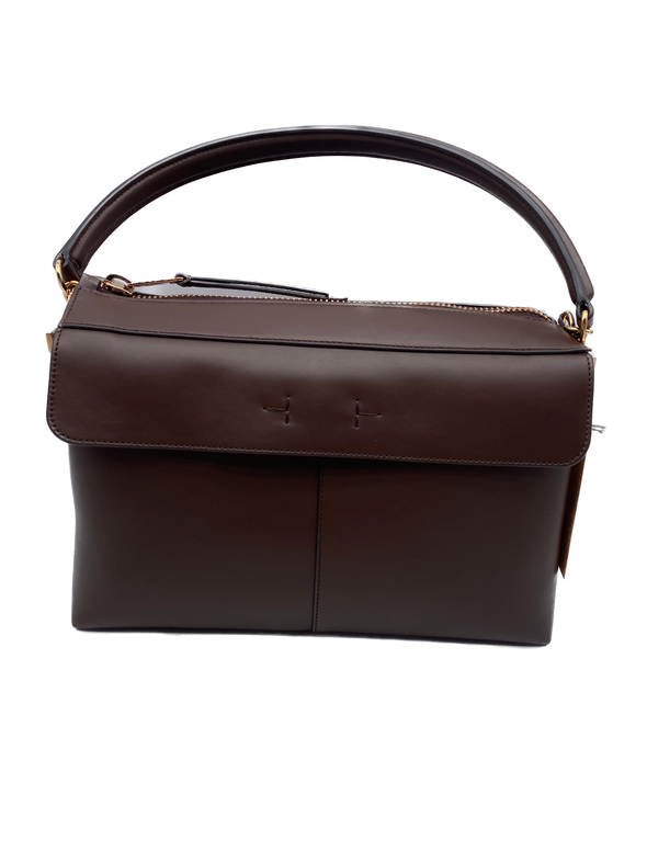 Sac "T Case" en cuir marron