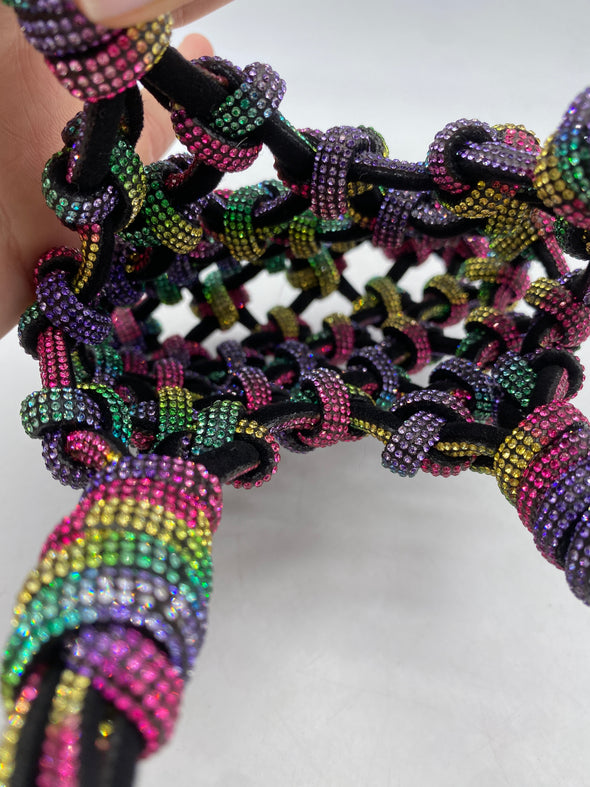Mini sac en strass