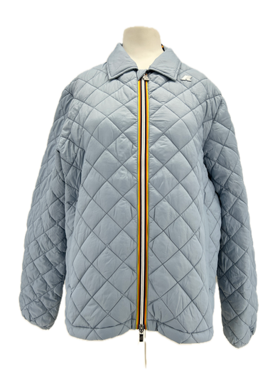 Veste matelassée bleue