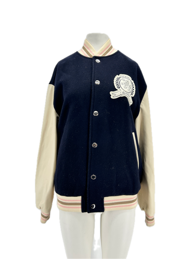 Blouson en laine "Varsity"