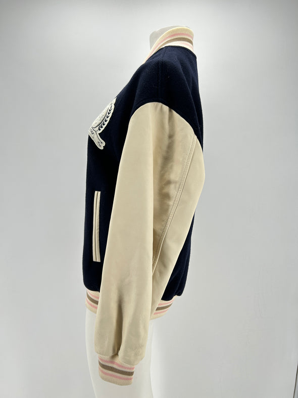 Blouson en laine "Varsity"