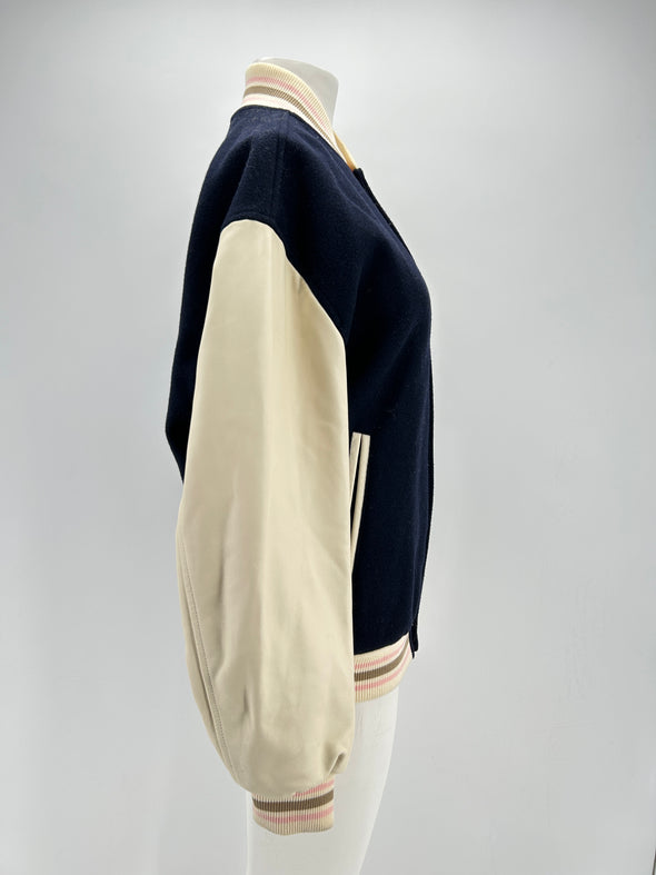 Blouson en laine "Varsity"