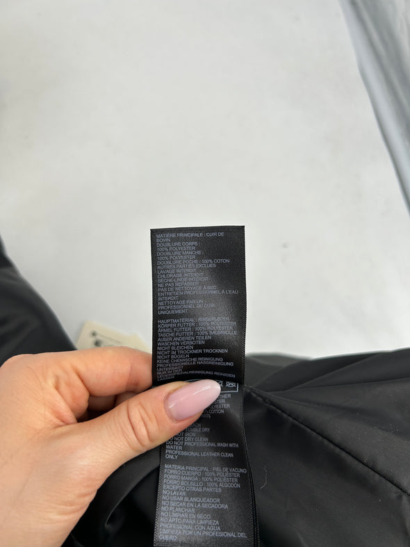 Veste en cuir "Constance"