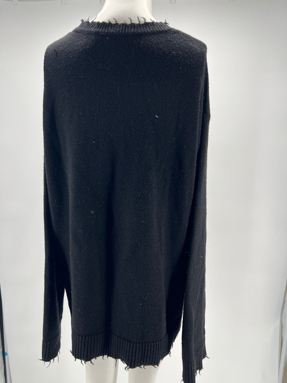 Pull en laine noir