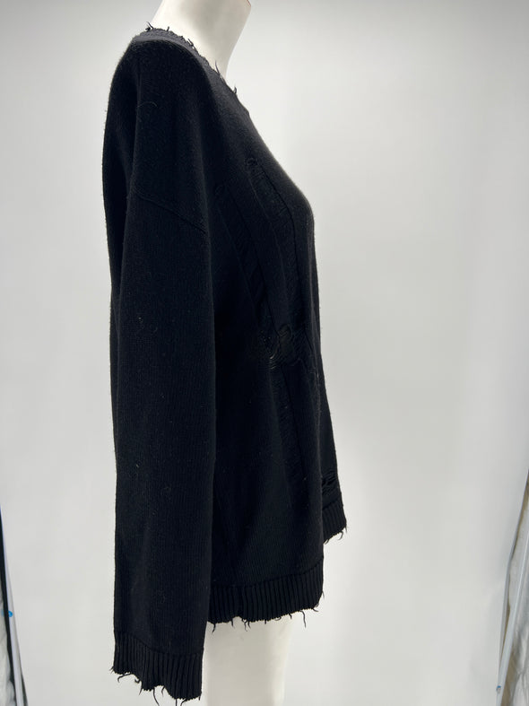 Pull en laine noir