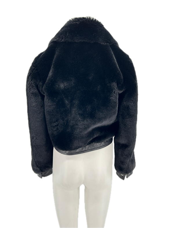 Bomber en fausse fourrure