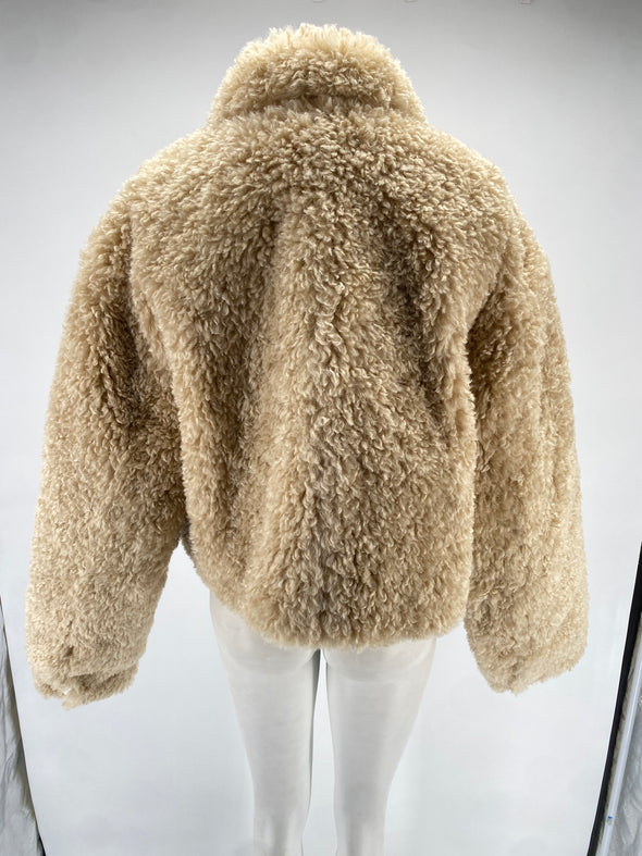 Veste en fausse fourrure