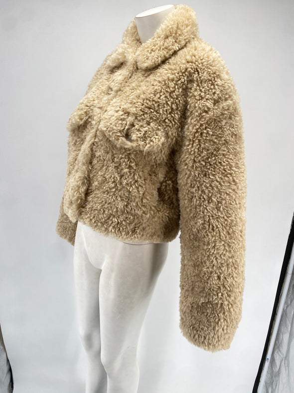 Veste en fausse fourrure