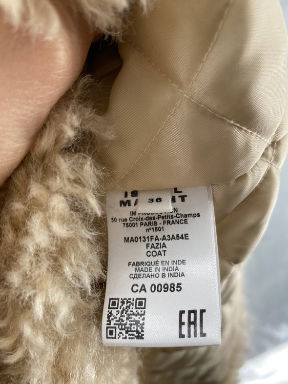 Veste en fausse fourrure