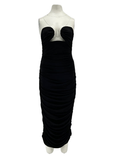 Robe bustier noire