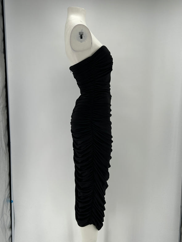 Robe bustier noire