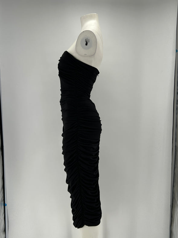 Robe bustier noire